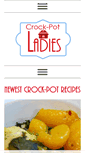 Mobile Screenshot of crockpotladies.com