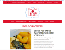 Tablet Screenshot of crockpotladies.com